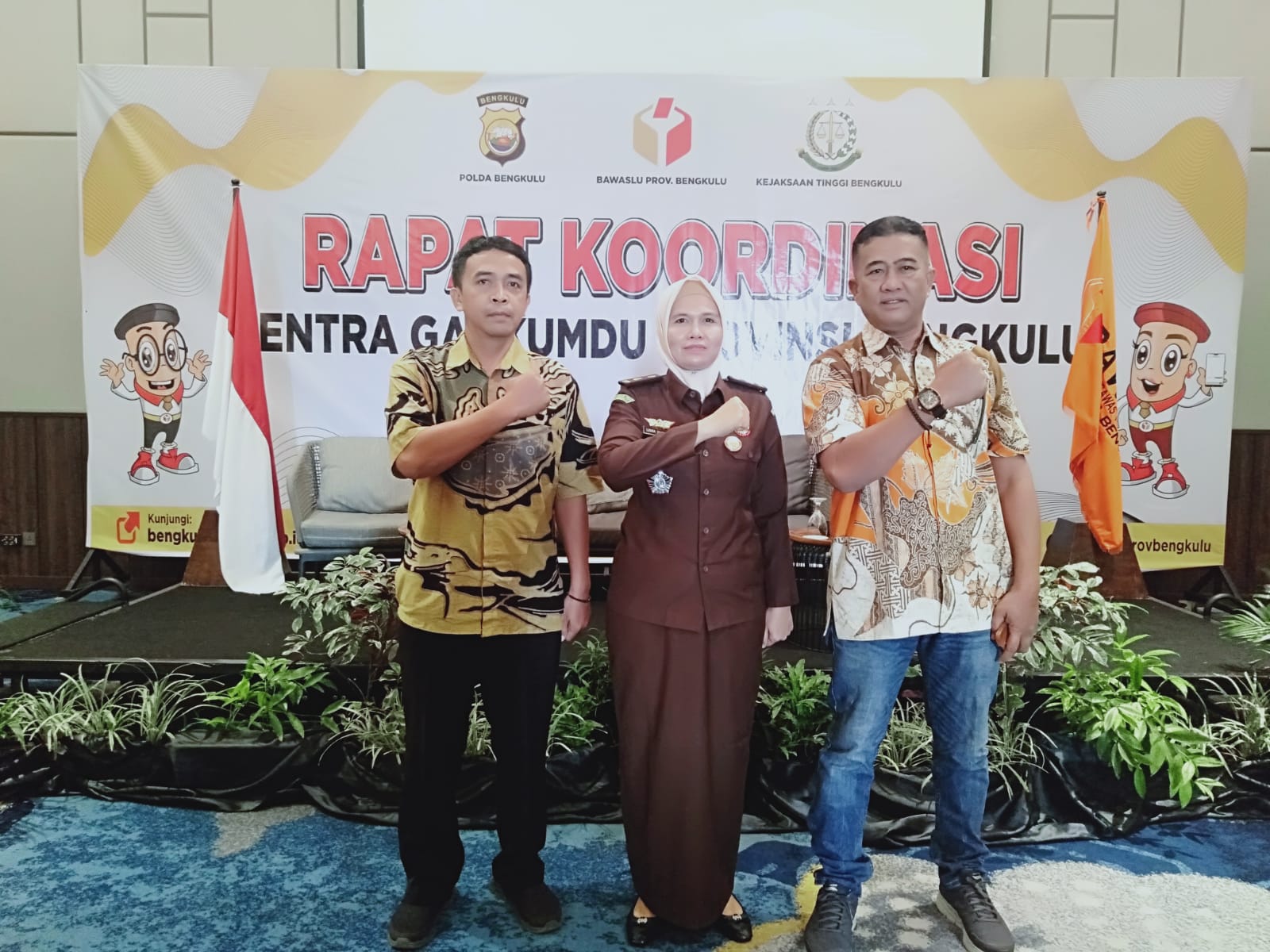 Sentra Gakkumdu Se-Provinsi Bengkulu ikuti Rapat Koordinasi  Sentra Gakkumdu