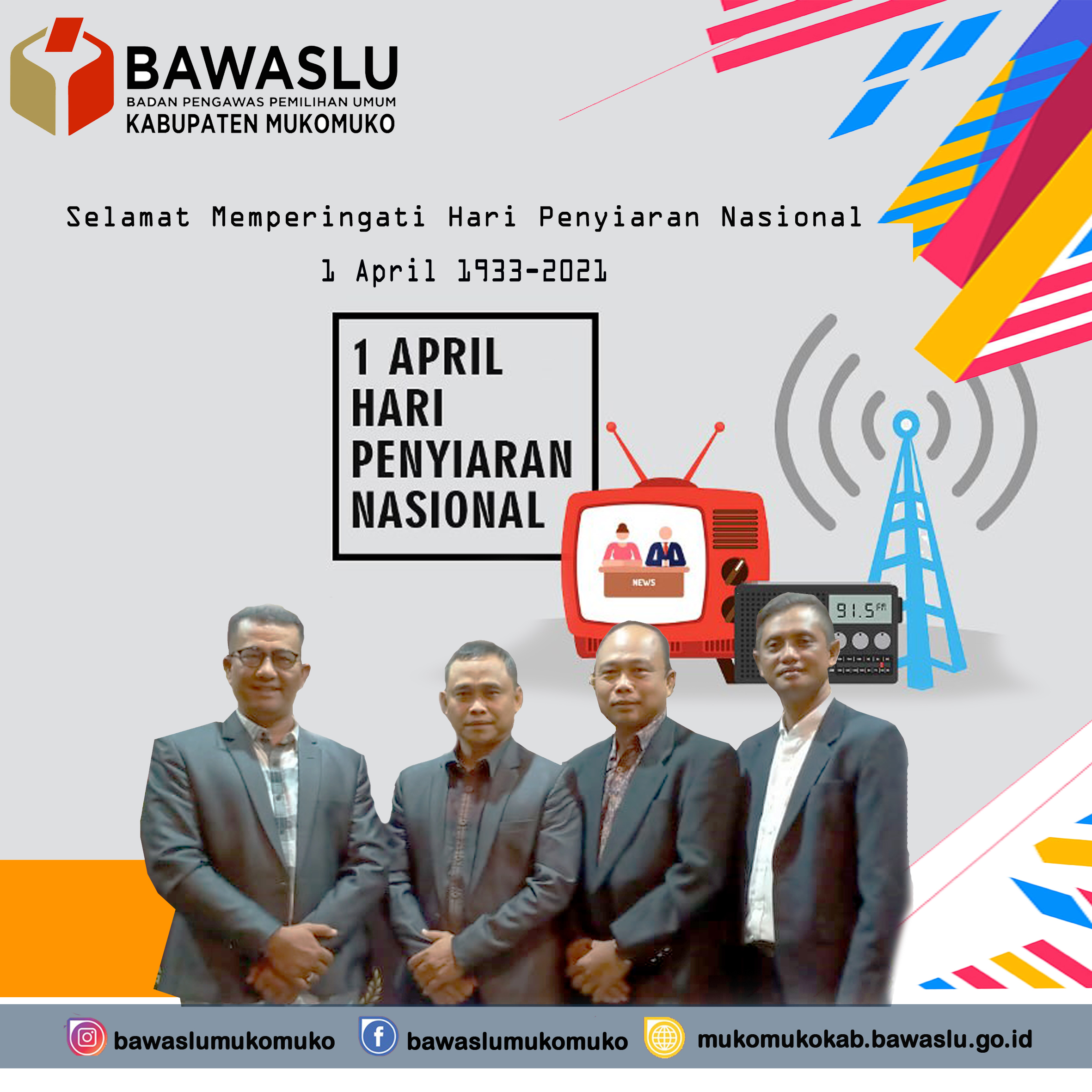 SELAMAT MEMPERINGATI HARI PENYIARAN NASIONAL 1 APRIL 2021