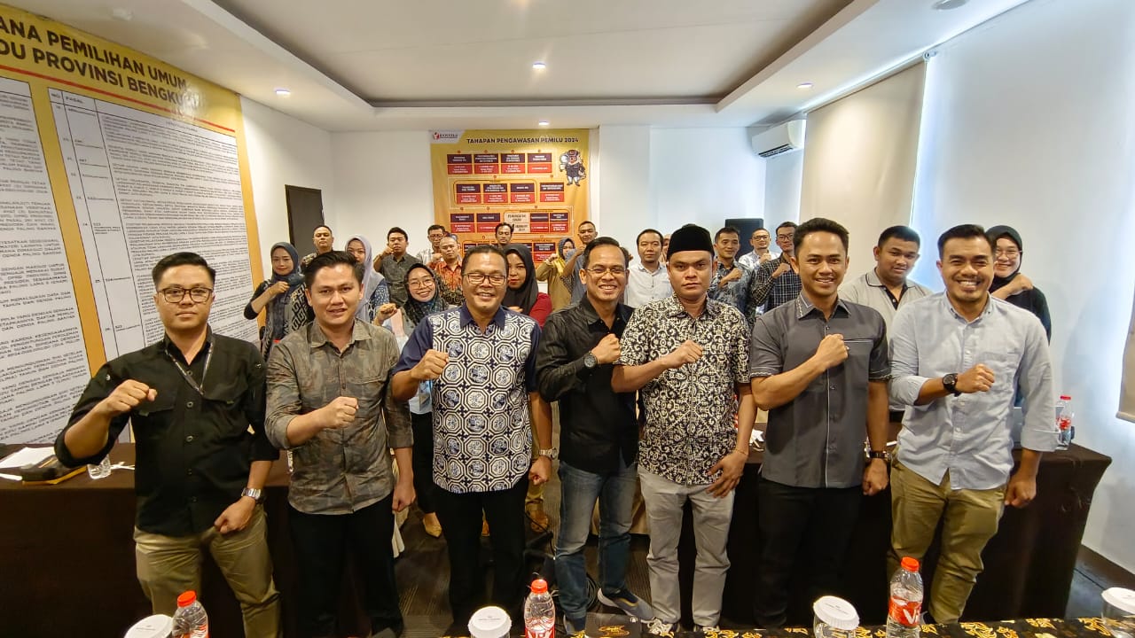 Rapat Koordinasi Monev PPID Bawaslu Se-Prov Bengkulu